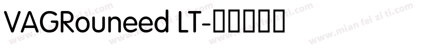 VAGRouneed LT字体转换